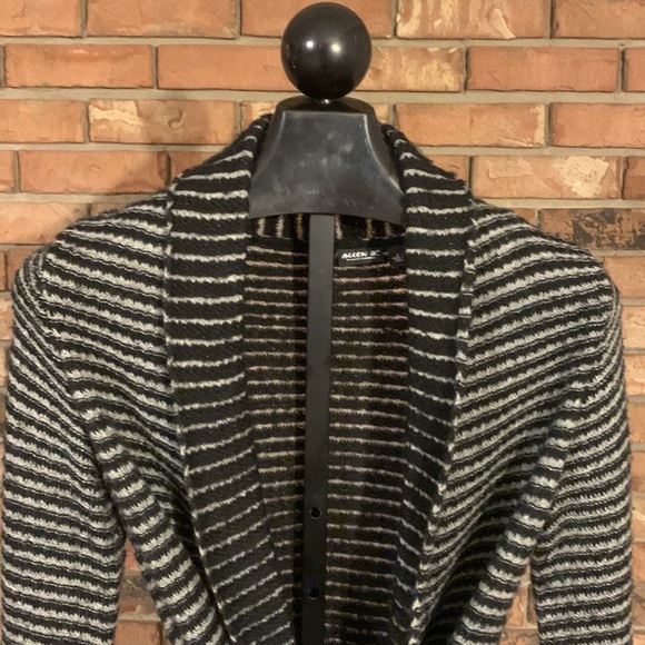 Allen B by Allen Schwartz Shawl Collar Cardigan with belt size small - Picture 3 of 10